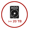 WHOffice: мы предлагаем широкий ассортимент жестких дисков (HDD) - размер жесткого диска 20 ТБ и более