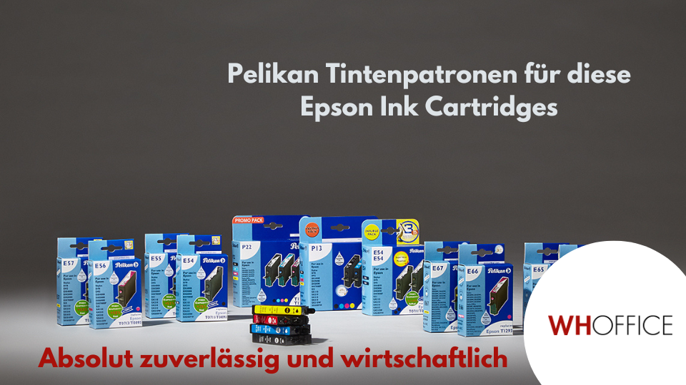 WHOffice - Pelikan bietet kompatible Tintenkartuschen für den Hersteller Epson an