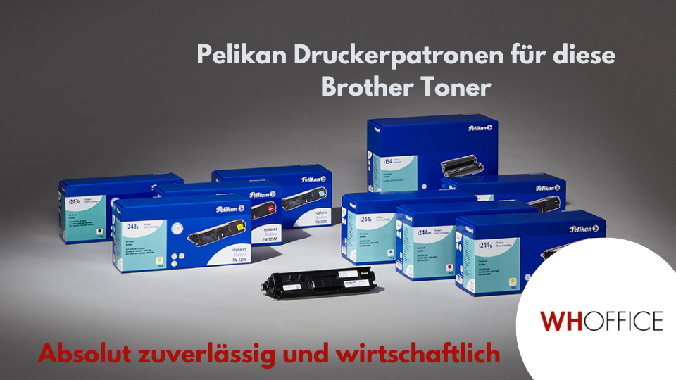 WHOffice - Pelikan-Druckerpatronen für Brother: hohe Qualität zum günstigen Preis
