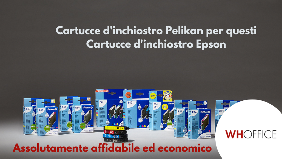 WHOffice - Pelikan offre cartucce d'inchiostro per le periferiche Epson